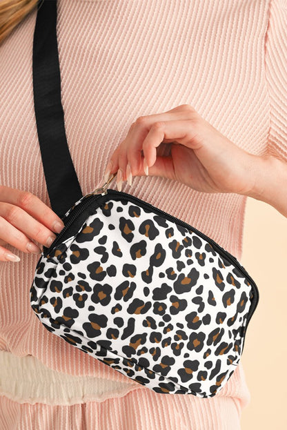 Bolso cruzado nylon estampado animal multibolsillos - Carmen Modas - Bags
