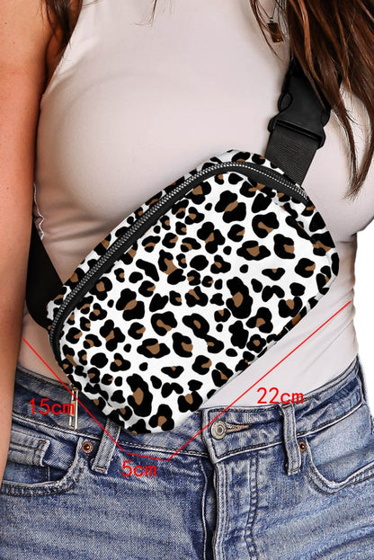Bolso cruzado nylon estampado animal multibolsillos - Carmen Modas - Bags