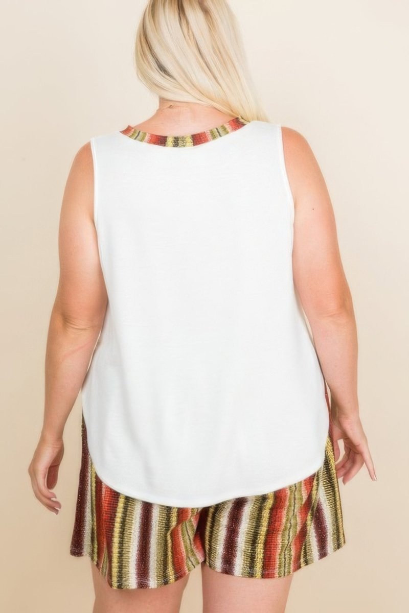 Camiseta Sin Mangas Plus Size: Comodidad y Estilo Único - Carmen Modas - Shirt and Blouses