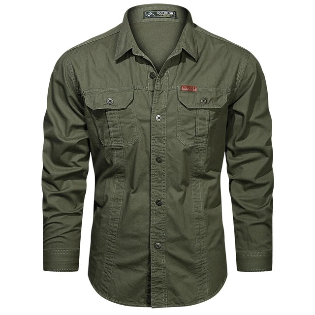 Camisa Cargo de Hombre | Bolsillos en el Pecho