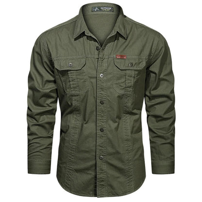 Camisa Cargo de Hombre | Bolsillos en el Pecho