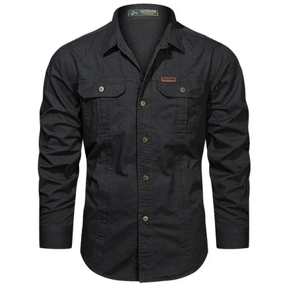 Camisa Cargo de Hombre | Bolsillos en el Pecho