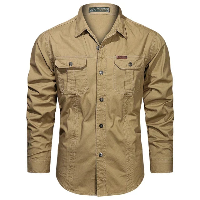 Camisa Cargo de Hombre | Bolsillos en el Pecho