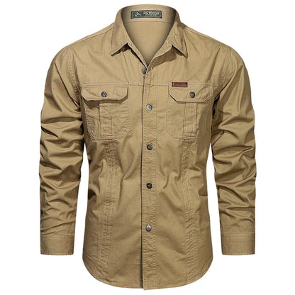 Camisa Cargo de Hombre | Bolsillos en el Pecho