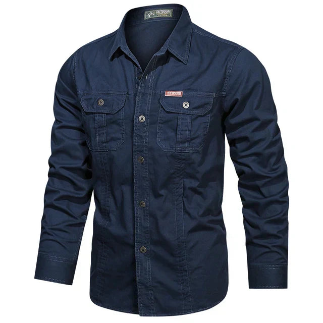 Camisa Cargo de Hombre | Bolsillos en el Pecho