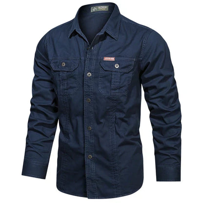 Camisa Cargo de Hombre | Bolsillos en el Pecho