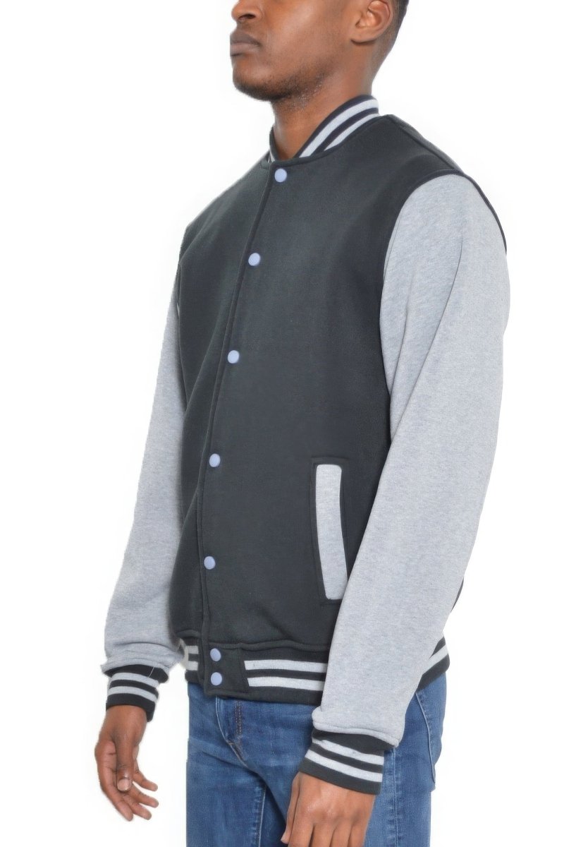 Chaqueta Varsity de Forro Polar para Hombre, Estilo Clásico y Cómoda - Carmen Modas - Jacket