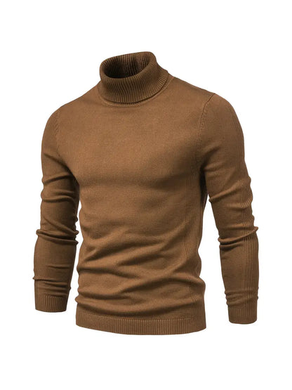 Suéter de Cuello Alto para Hombre | Corte Slim