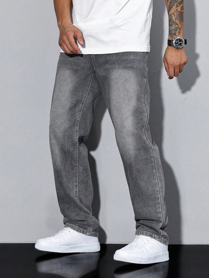 Pantalón Vaquero Casual de Hombre | Corte Recto