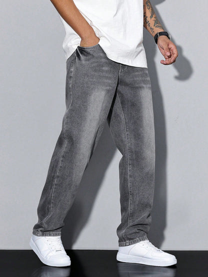 Pantalón Vaquero Casual de Hombre | Corte Recto