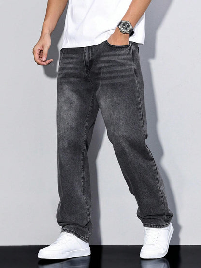 Pantalón Vaquero Casual de Hombre | Corte Recto
