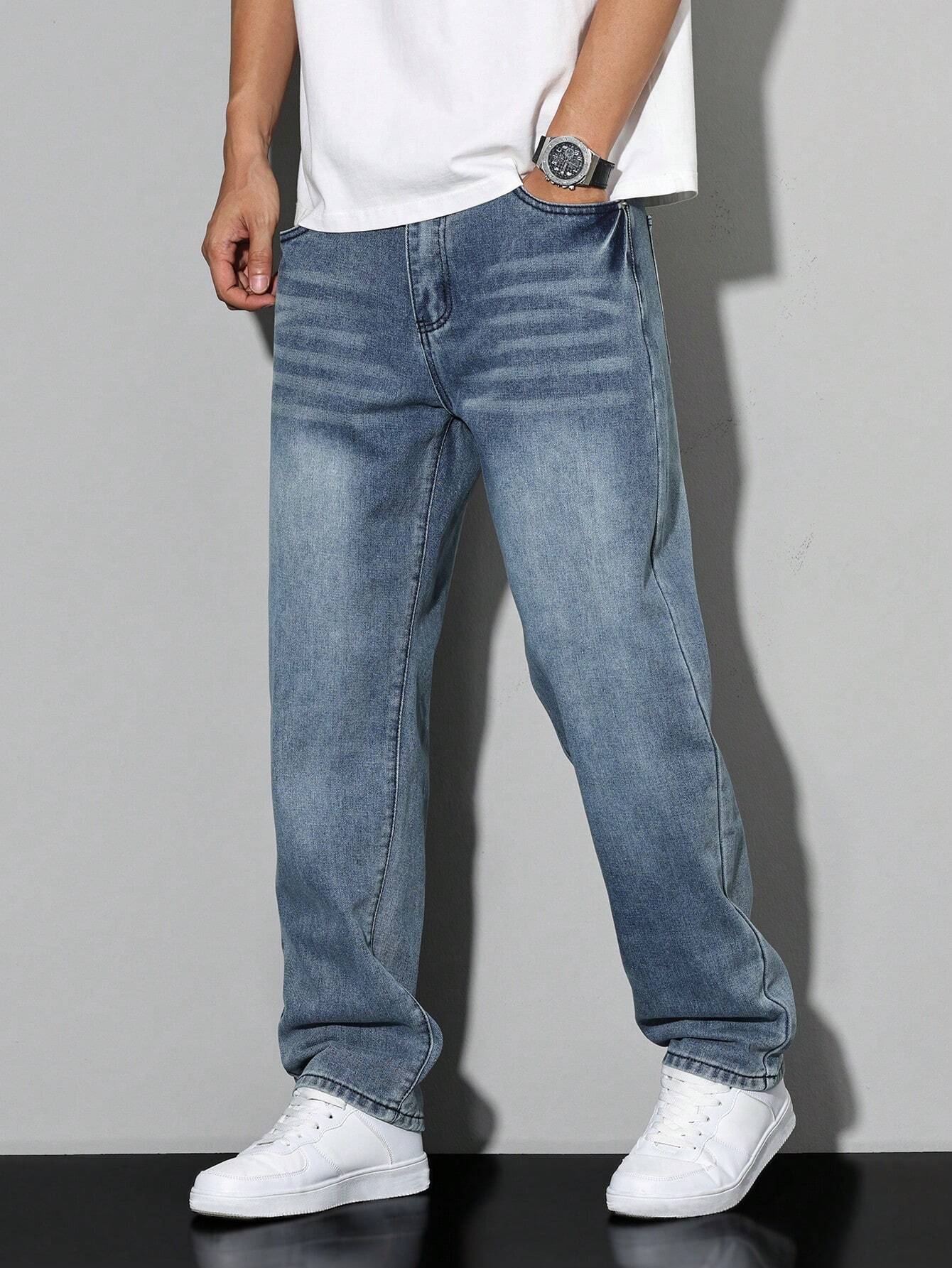 Pantalón Vaquero Casual de Hombre | Corte Recto