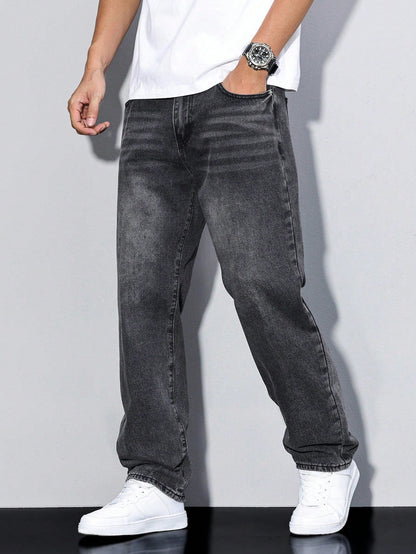 Pantalón Vaquero Casual de Hombre | Corte Recto
