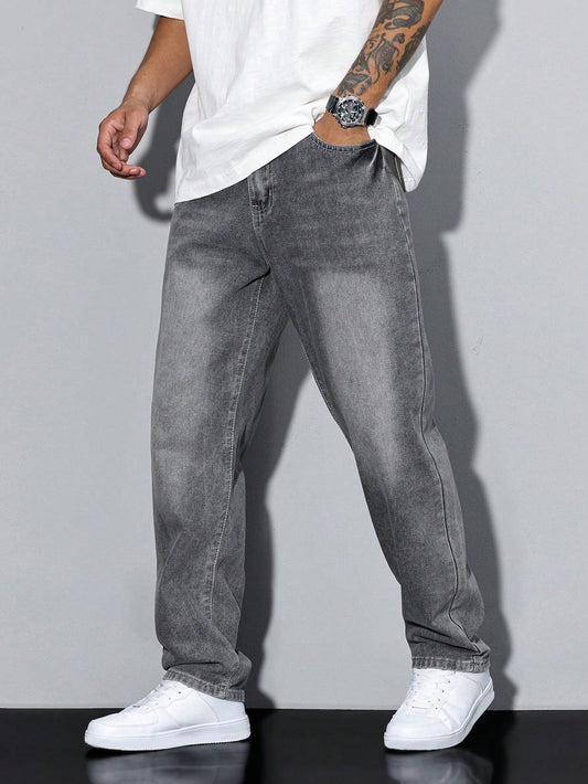 Pantalón Vaquero Casual de Hombre | Corte Recto