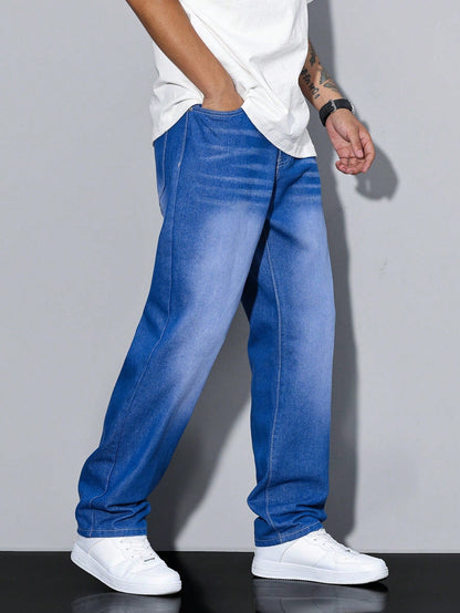 Pantalón Vaquero Casual de Hombre | Corte Recto