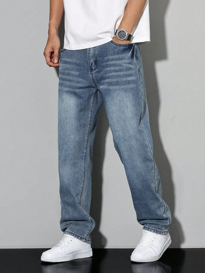 Pantalón Vaquero Casual de Hombre | Corte Recto