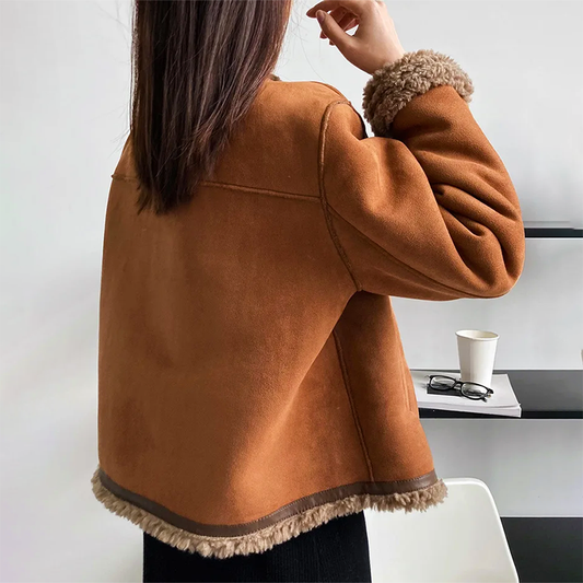 Chaqueta de Mujer con Botones y Ribete | Vintage