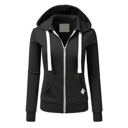 Sudadera con Cremallera de Mujer | Bolsillo Canguro