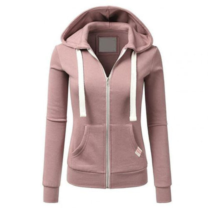Sudadera con Cremallera de Mujer | Bolsillo Canguro