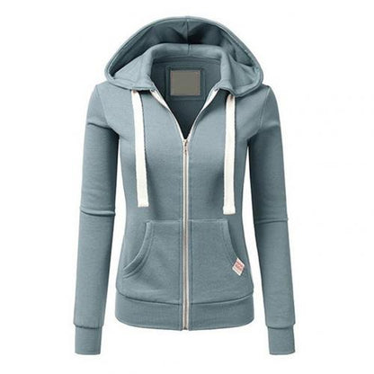 Sudadera con Cremallera de Mujer | Bolsillo Canguro