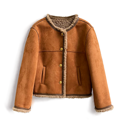 Chaqueta de Mujer con Botones y Ribete | Vintage