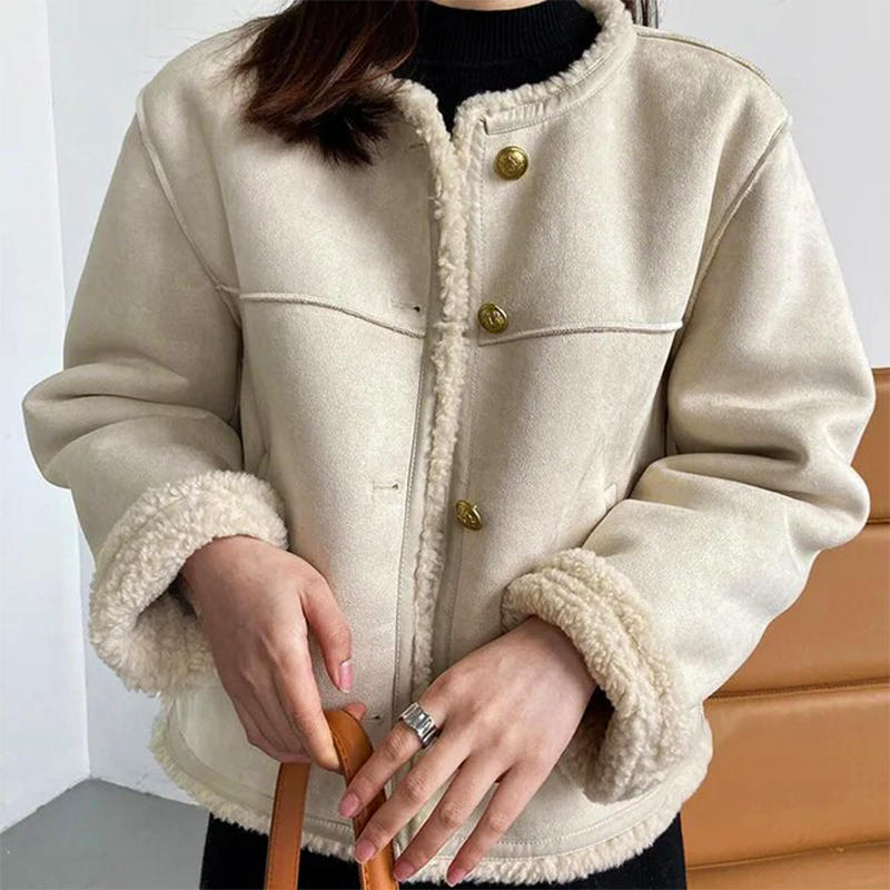 Chaqueta de Mujer con Botones y Ribete | Vintage