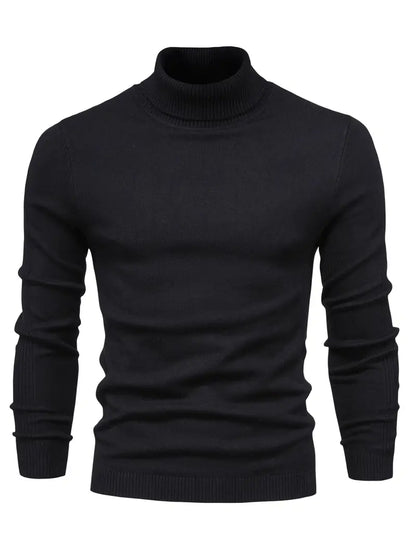 Suéter de Cuello Alto para Hombre | Corte Slim