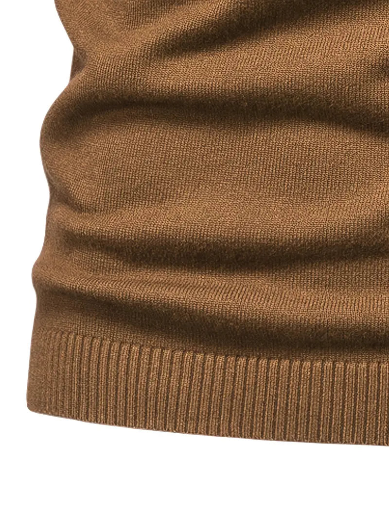 Suéter de Cuello Alto para Hombre | Corte Slim
