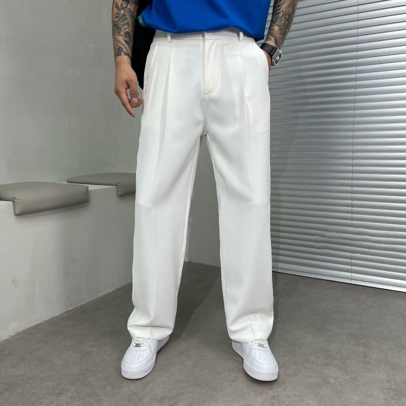 Pantalones Casuales de Oficina para Hombre | Corte Recto