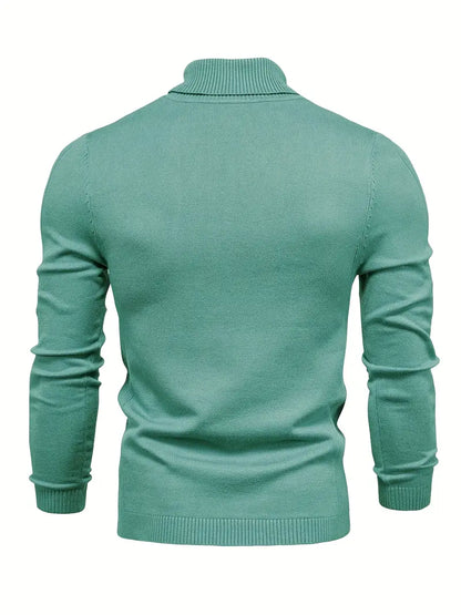 Suéter de Cuello Alto para Hombre | Corte Slim