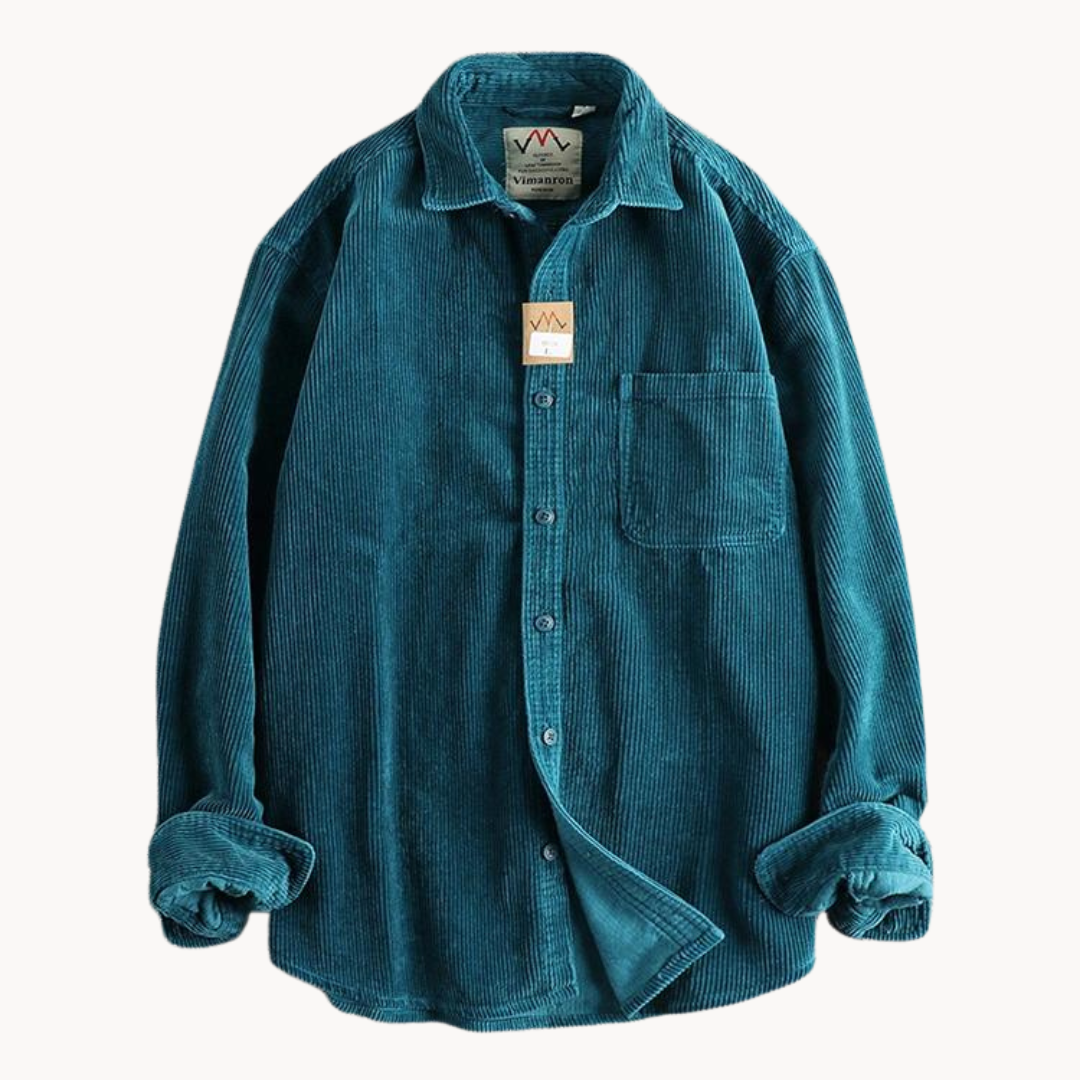 Camisa Casual Abotonada de Hombre | Con Bolsillo