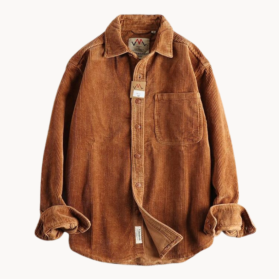 Camisa Casual Abotonada de Hombre | Con Bolsillo