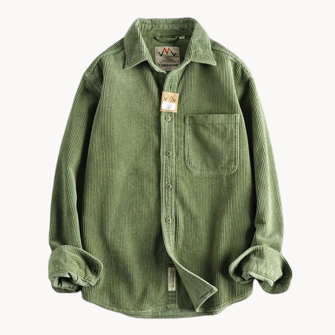 Camisa Casual Abotonada de Hombre | Con Bolsillo
