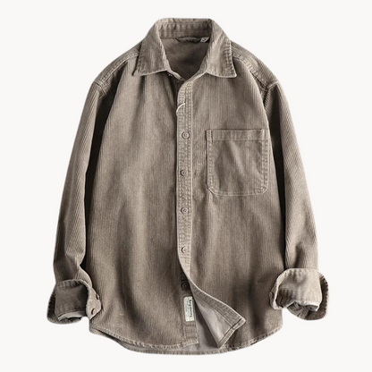 Camisa Casual Abotonada de Hombre | Con Bolsillo