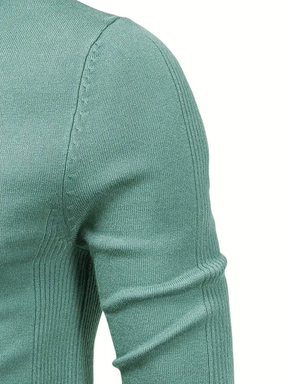 Suéter de Cuello Alto para Hombre | Corte Slim
