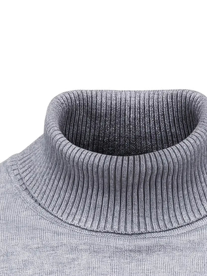 Suéter de Cuello Alto para Hombre | Corte Slim