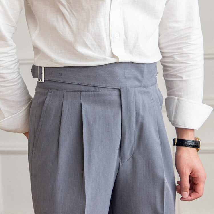 Pantalones Plisados de Hombre | Talle Alto