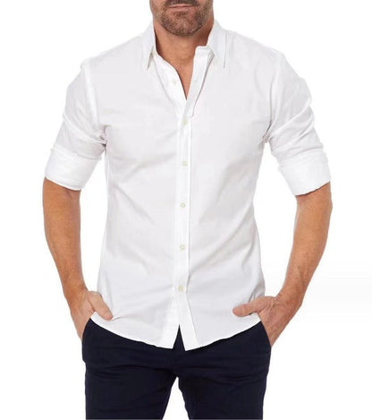 Camisa de Vestir de Hombre | Cremallera Frontal