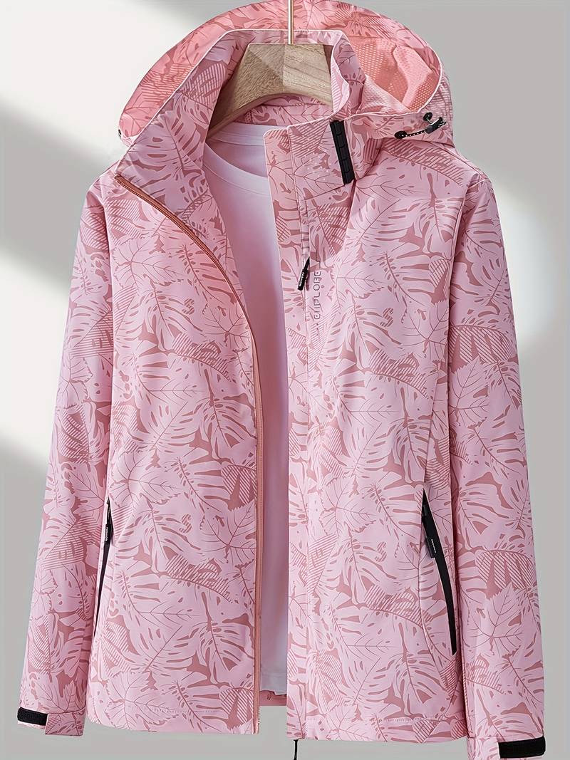Chaqueta Técnica con Capucha de Hombre | Estampado