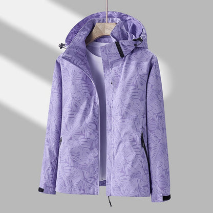 Chaqueta Técnica con Capucha de Hombre | Estampado