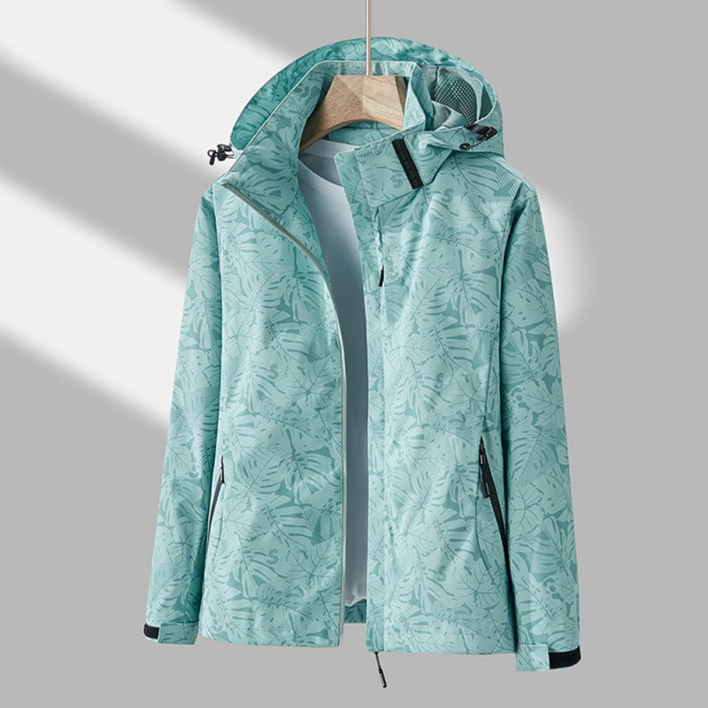Chaqueta Técnica con Capucha de Hombre | Estampado