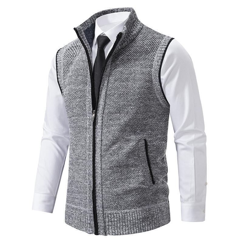 Chaleco de Punto Formal de Hombre | Cremallera