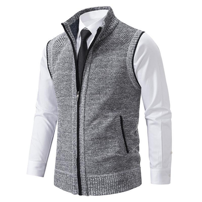Chaleco de Punto Formal de Hombre | Cremallera