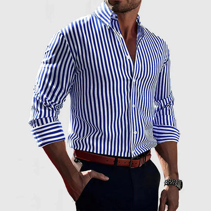 Camisa de Hombre a Rayas | Manga Larga