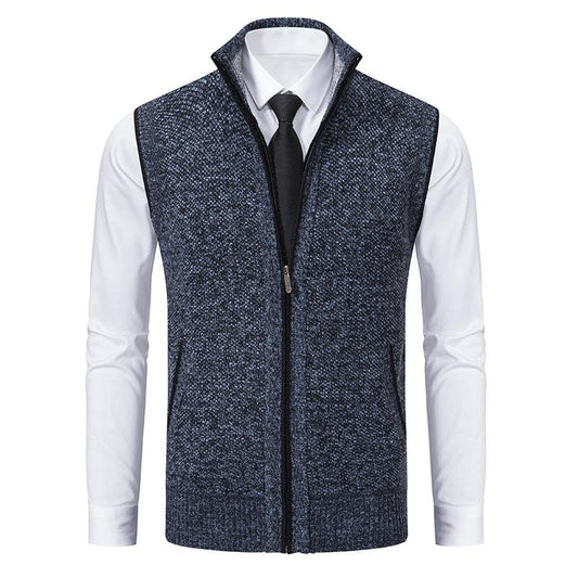 Chaleco de Punto Formal de Hombre | Cremallera