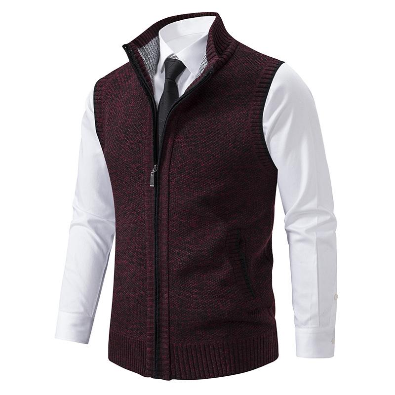 Chaleco de Punto Formal de Hombre | Cremallera