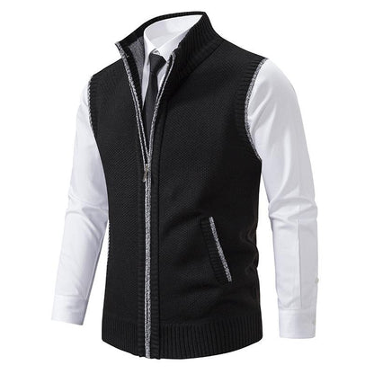 Chaleco de Punto Formal de Hombre | Cremallera