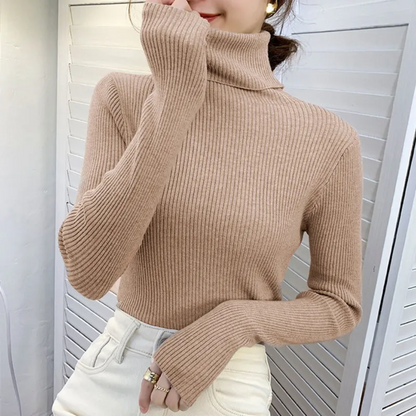 Suéter de Mujer de Cuello Alto | Corte Ajustado