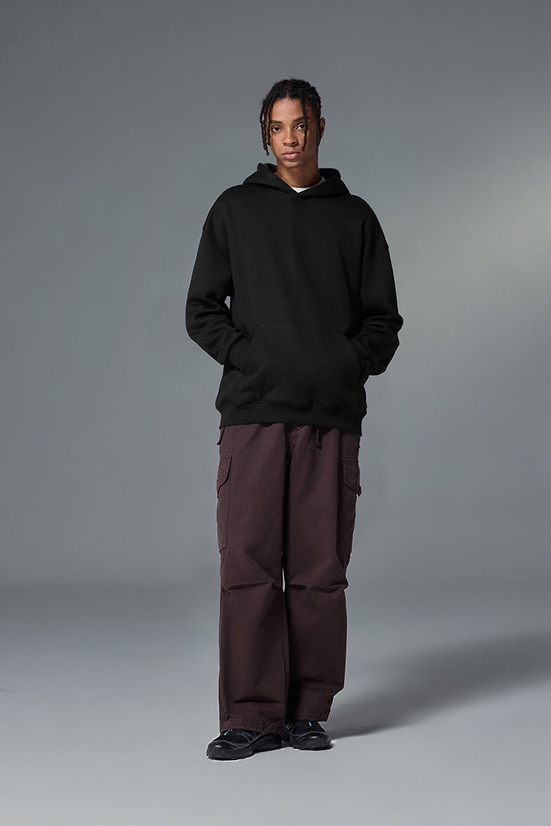 Klassiske Minimalistiske Premium Fleece Hættetrøjer Unisex Varm Velvet Termisk Beklædning til alle årstider - Kim Mode KBH