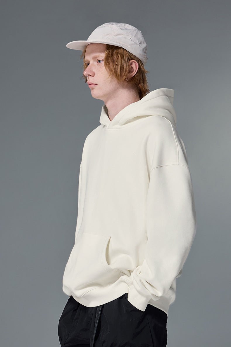 Klassiske Minimalistiske Premium Fleece Hættetrøjer Unisex Varm Velvet Termisk Beklædning til alle årstider - Kim Mode KBH